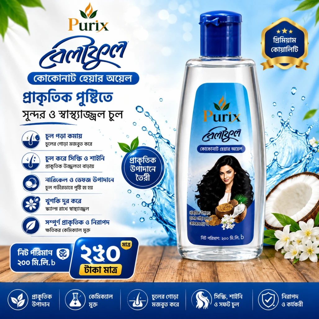 বেলীফুল নারিকেল তেল